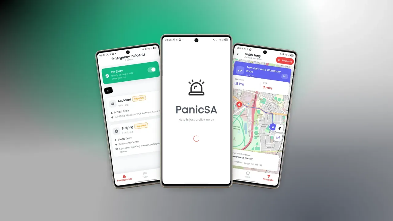 panicSA — emergency SOS and responder dispatch platform