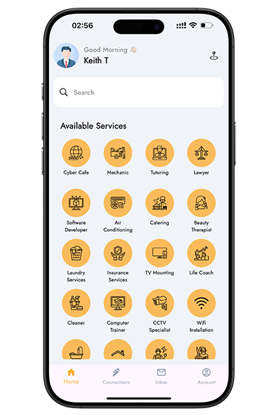 Connect mobile app
