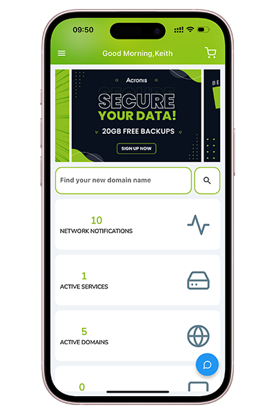 HostAfrica mobile app