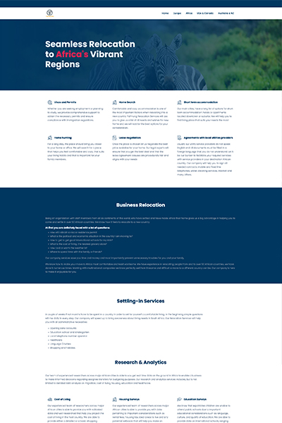 Tafmung Immigration website